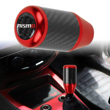 Load image into Gallery viewer, Brand New Universal Nismo Red Real Carbon Fiber Racing Gear Stick Shift Knob For MT Manual M12 M10 M8