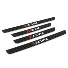 Load image into Gallery viewer, Brand New 4PCS Universal Acura Silver Rubber Car Door Scuff Sill Cover Panel Step Protector