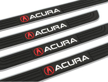 Load image into Gallery viewer, Brand New 4PCS Universal Acura Silver Rubber Car Door Scuff Sill Cover Panel Step Protector