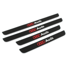 Load image into Gallery viewer, Brand New 4PCS Universal Audi Silver Rubber Car Door Scuff Sill Cover Panel Step Protector