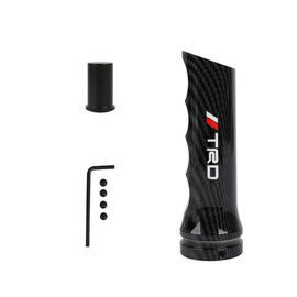 Brand New 1PCS TRD Carbon Fiber Look Style Car Handle Hand Brake Sleeve Universal Fitment Cover