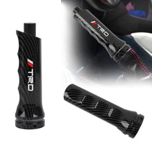 Load image into Gallery viewer, Brand New 1PCS TRD Carbon Fiber Look Style Car Handle Hand Brake Sleeve Universal Fitment Cover