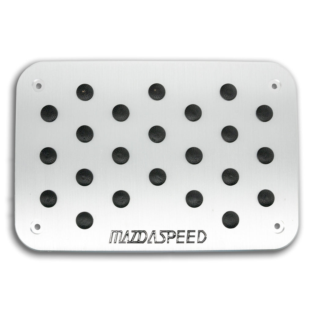 Brand New Universal JDM Mazdaspeed Car Anti Skid Floor Mat Carpet Rest Pedal Pad Cover 11.5" x8.5"