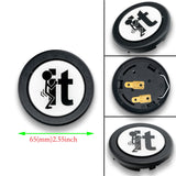 Brand New Universal Jdm Anime Fck it Hentai Car Horn Button Black Steering Wheel Center Cap