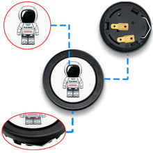 Load image into Gallery viewer, Brand New Universal Anime Asimo Hentai Car Horn Button Black Steering Wheel Center Cap