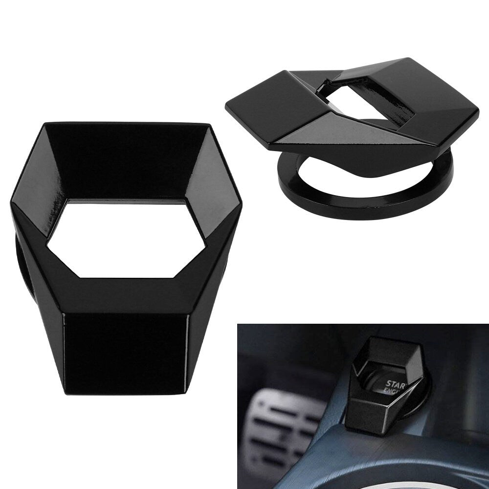Brand New Universal Black Car Engine Start Stop Push Button Switch Decoration Cover Cap Accessories