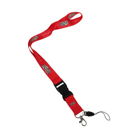 Brand New Jdm Cadillac Racing Red Double Sided Printed NYLON Lanyard Neck Strap KeyChain Quick Release
