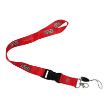 Load image into Gallery viewer, Brand New Jdm Cadillac Racing Red Double Sided Printed NYLON Lanyard Neck Strap KeyChain Quick Release