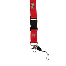 Load image into Gallery viewer, Brand New Jdm Cadillac Racing Red Double Sided Printed NYLON Lanyard Neck Strap KeyChain Quick Release