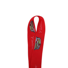 Load image into Gallery viewer, Brand New Jdm Cadillac Racing Red Double Sided Printed NYLON Lanyard Neck Strap KeyChain Quick Release