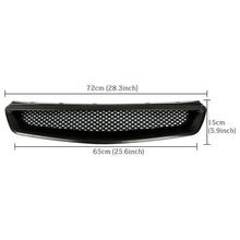 Load image into Gallery viewer, Brand New 1999-2000 Honda Civic EK JDM EM1 EJ8 Jdm Type R Black Mesh ABS Front Hood Grille Grill