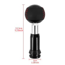 Load image into Gallery viewer, Brand New Ralliart Leather Black Round Ball Shift Knob Automatic Car Racing Gear Shifter