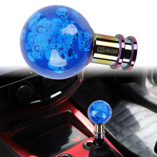 Load image into Gallery viewer, Brand New Mugen Universal Jdm Round Ball Crystal Blue Bubble Manual Car Racing Gear Shift Knob Shifter M12 M10 M8