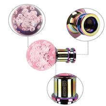 Load image into Gallery viewer, Brand New Mugen Universal Jdm Round Ball Crystal Pink Bubble Manual Car Racing Gear Shift Knob Shifter M12 M10 M8