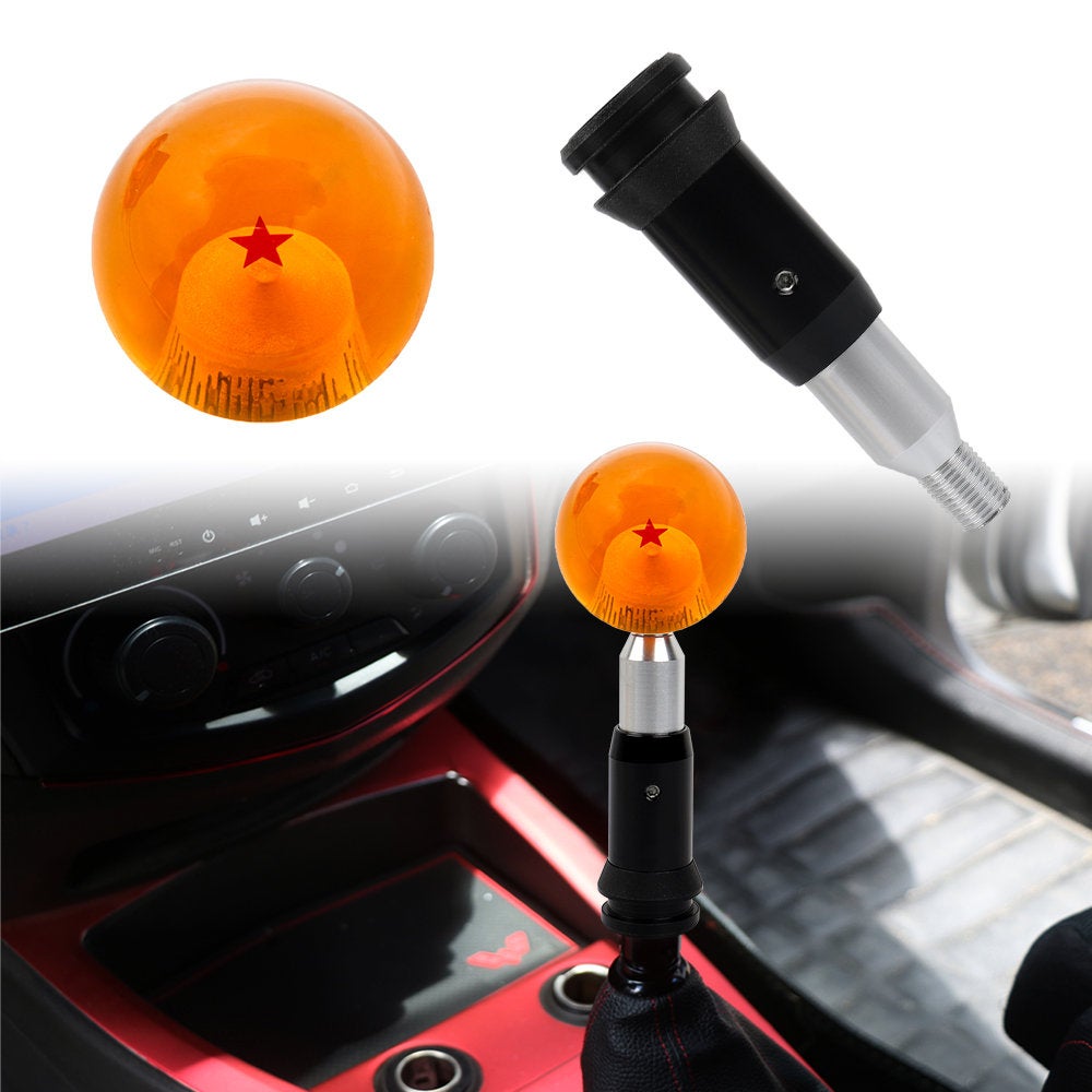Brand New 1 Star Orange Dragon ball Z Custom 54mm Shift Knob Automatic Transmission Car Racing Gear Shifter