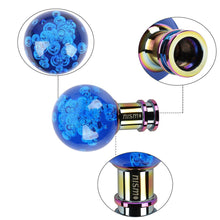 Load image into Gallery viewer, Brand New Nismo Universal Jdm Round Ball Crystal Blue Bubble Manual Car Racing Gear Shift Knob Shifter M12 M10 M8