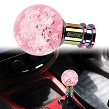 Load image into Gallery viewer, Brand New Ralliart Universal Jdm Round Ball Crystal Pink Bubble Manual Car Racing Gear Shift Knob Shifter M12 M10 M8