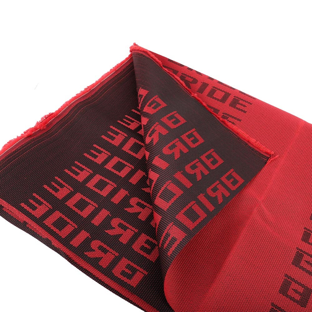 BRAND NEW Full Red/Black JDM Bride Fabric Cloth For Car Seat Panel Armrest Decoration 1M×1.6M