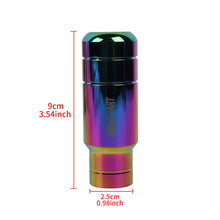 Load image into Gallery viewer, Brand New 9CM Ralliart Racing Aluminum Neo-Chrome Manual Gear Shift Knob Shifter M8 M10 M12