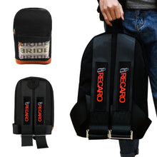 Load image into Gallery viewer, Brand New JDM Recaro Bride Racing Black Harness Adjustable Shoulder Strap Back Pack