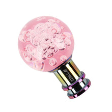 Load image into Gallery viewer, Brand New Universal Jdm Round Ball Crystal Clear Bubble Manual Car Racing Gear Shift Knob Shifter M12 M10 M8