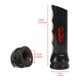 Brand New 1PCS HKS Carbon Fiber Look Style Car Handle Hand Brake Sleeve Universal Fitment Cover