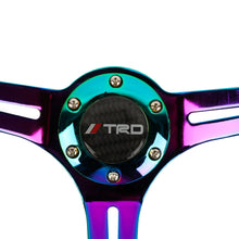 Load image into Gallery viewer, Brand New 350mm 14&quot; Universal JDM TRD Deep Dish ABS Racing Steering Wheel Neo-Chrome Spoke