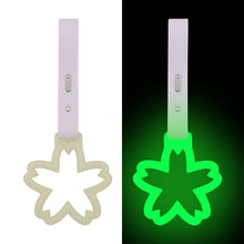 Load image into Gallery viewer, Brand New Flower White Glow in the Dark JDM TSURIKAWA Ring Subway Train Bus Handle Strap Charm Drift