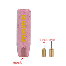 Load image into Gallery viewer, Brand New Universal Glitter Transparent Pink Manuel Shift Knob Racing Gear Shift Knob M12 M10 M8