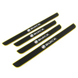 Brand New 4PCS Universal Buick Yellow Rubber Car Door Scuff Sill Cover Panel Step Protector