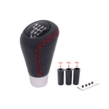 Load image into Gallery viewer, BRAND NEW 6 Speed Leather Aluminum Manual Shift Knob Gear Stick Shifter Lever Universal