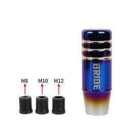 Brand New Universal 9CM BRIDE Aluminum Burnt Blue Manual Transmission Car Racing Gear Shift Knob
