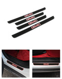 Brand New 4PCS Universal GMC Silver Rubber Car Door Scuff Sill Cover Panel Step Protector