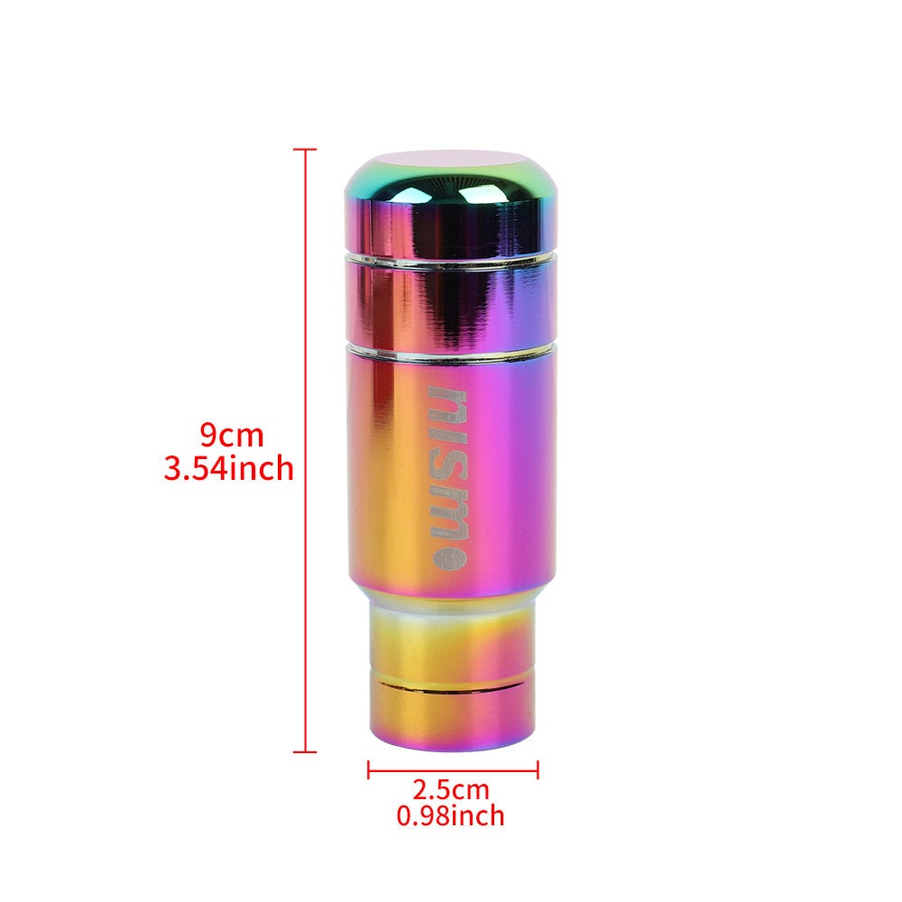 Brand New Universal 9CM Nismo Aluminum Neo-Chrome Manual Transmission Car Racing Gear Shift Knob