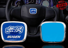 Load image into Gallery viewer, Brand New Blue Mugen Steering Wheel JDM Emblem For Honda