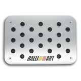 Brand New Universal JDM Ralliart Car Anti Skid Floor Mat Carpet Rest Pedal Pad Cover 11.5