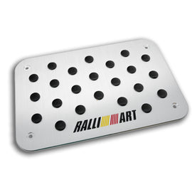 Brand New Universal JDM Ralliart Car Anti Skid Floor Mat Carpet Rest Pedal Pad Cover 11.5