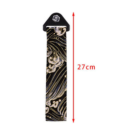 Brand New Jdm Sakura Wave High Strength Black Tow Towing Strap Hook For Front / REAR BUMPER JDM