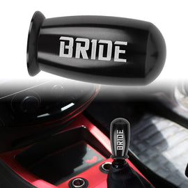 Brand New Universal BRIDE Black Bullet Aluminum Alloy Black Manual Gear Shift Knob Lever Shifter