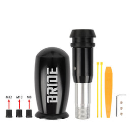 Brand New Bullet BRIDE Black Aluminum Automatic Transmission Car Gear Shift Knob Shifter level