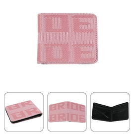 RECARO Style Red Gradient Racing Fabric Bifold Wallet – Strong Fabric, Red Stitched, Unbranded