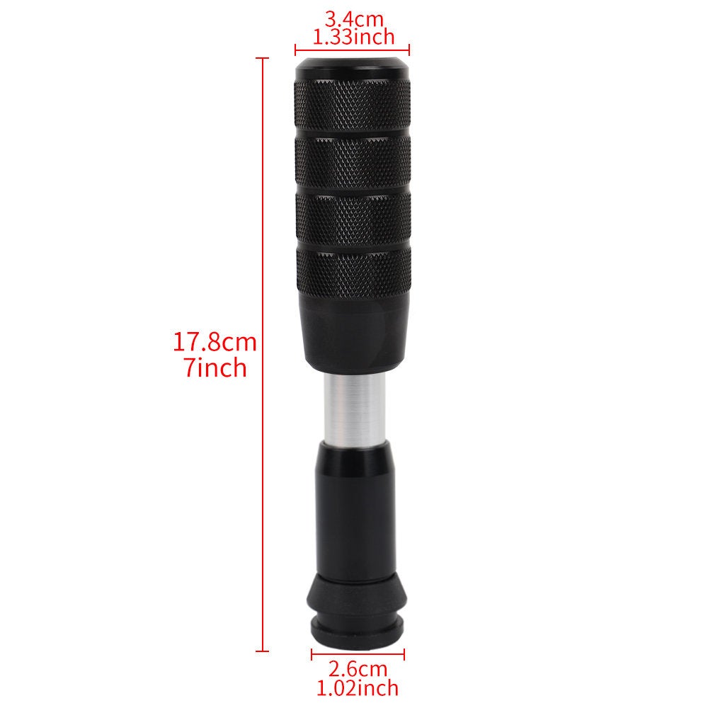 Brand New Universal MOMO Black Aluminum Automatic Gear Stick Shift Knob Shifter Lever Head