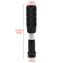 Load image into Gallery viewer, Brand New Universal MOMO Black Aluminum Automatic Gear Stick Shift Knob Shifter Lever Head
