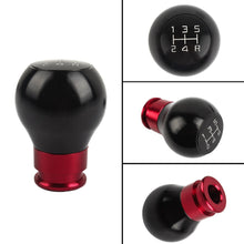 Load image into Gallery viewer, Brand New 5 SPEED Aluminum Black/Red Universal Manual MT Racing Car Gear Shift Knob M8 M10 M12
