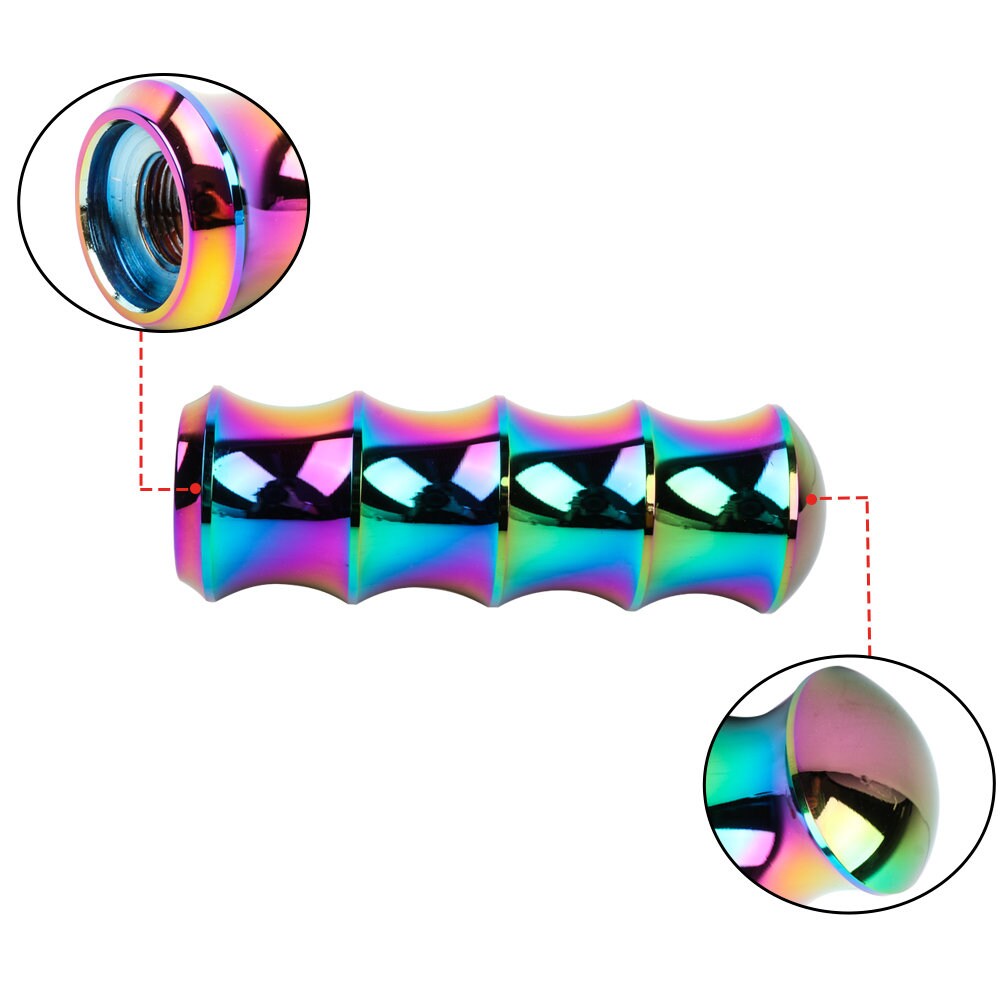 Brand New Universal Jdm Round Ball Crystal Clear Bubble Manual Car Racing Gear Shift Knob Shifter M12 M10 M8