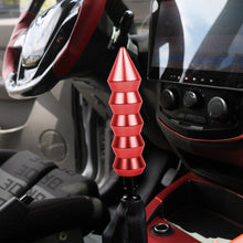 Load image into Gallery viewer, Brand New Universal V3 Bamboo Spike Aluminum Red Manual Transmission Gear Stick Shift Knob Lever Shifter M8 M10 M12