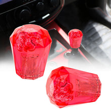 Load image into Gallery viewer, Brand New JDM Universal Diamond Crystal VIP Style Manual Shifter Shift Knob 60MM Red