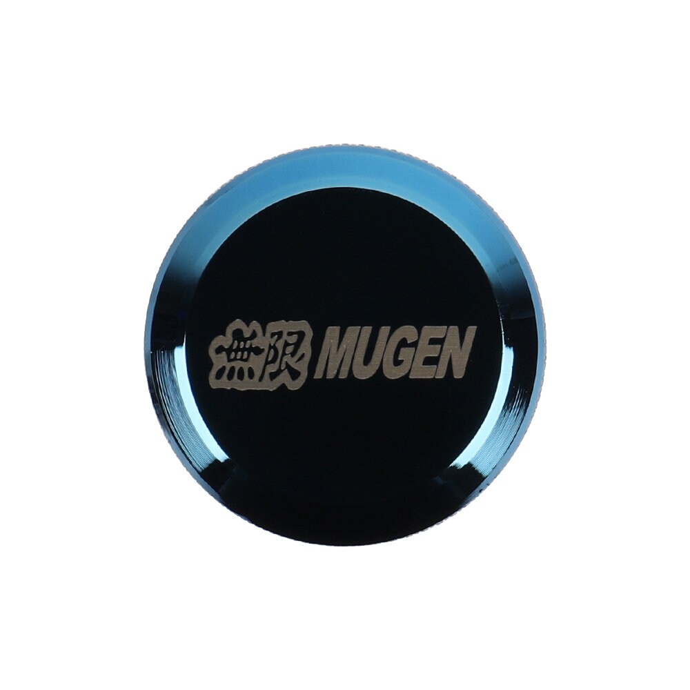Brand New Universal Mugen Burnt Blue Aluminum Manual Gear Stick Shift Knob Shifter Lever Head