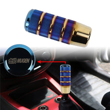 Load image into Gallery viewer, Brand New Universal Mugen Burnt Blue Aluminum Manual Gear Stick Shift Knob Shifter Lever Head