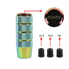 Brand New Universal Nismo Neo-Chrome Aluminum Manual Gear Stick Shift Knob Shifter Lever Head